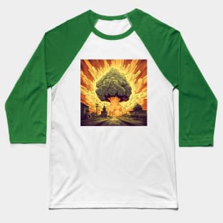 Illustration of catastrophic event. Nuclear explosion Baseball T-Shirt